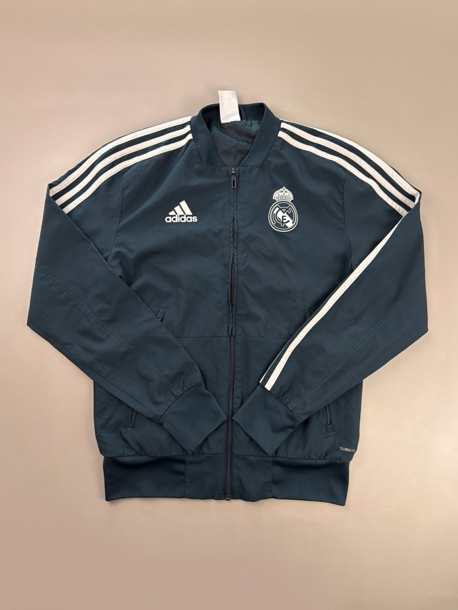 Adidas Real Madrid "Bernabéu" Performance Track Jacket – Deep Teal - Past Pieces