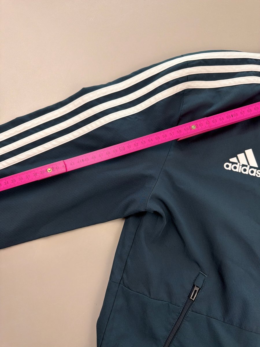 Adidas Real Madrid "Bernabéu" Performance Track Jacket – Deep Teal - Past Pieces
