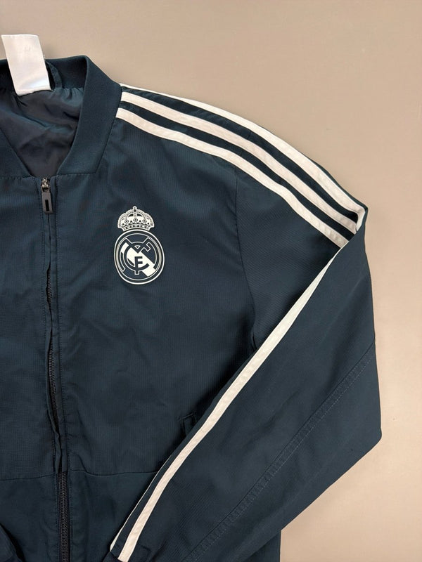 Adidas Real Madrid "Bernabéu" Performance Track Jacket – Deep Teal