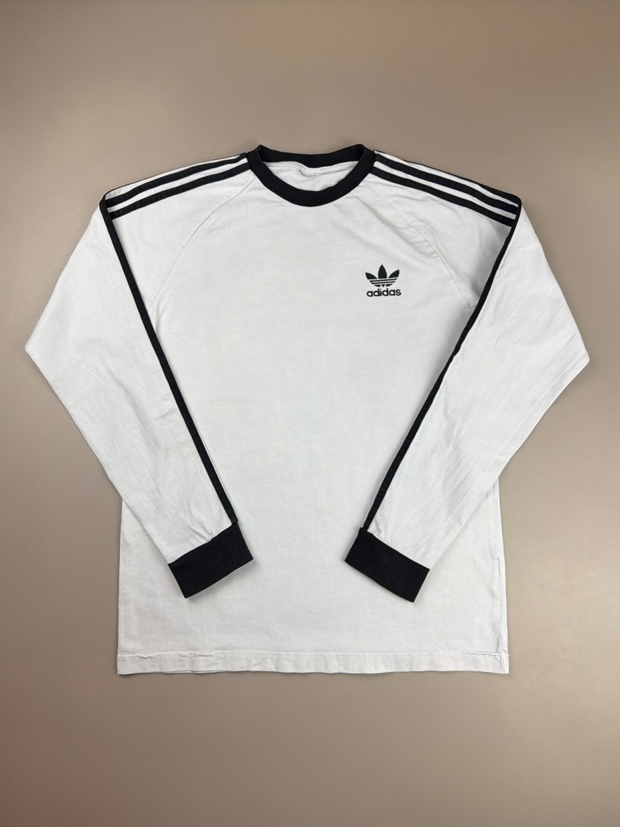 Adidas "Retro Sport" Raglan Longsleeve — Monochrome - Past Pieces