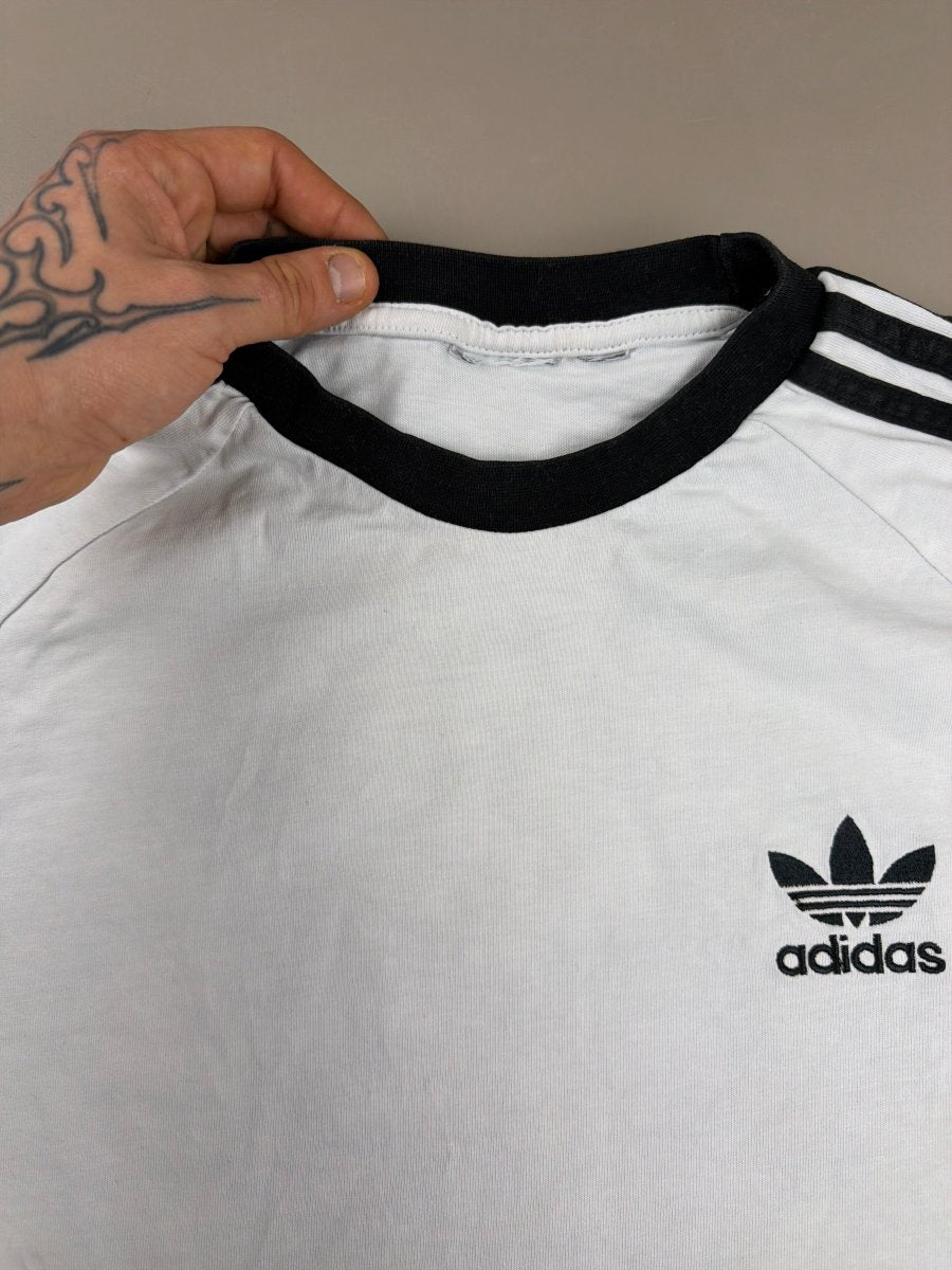 Adidas "Retro Sport" Raglan Longsleeve — Monochrome - Past Pieces