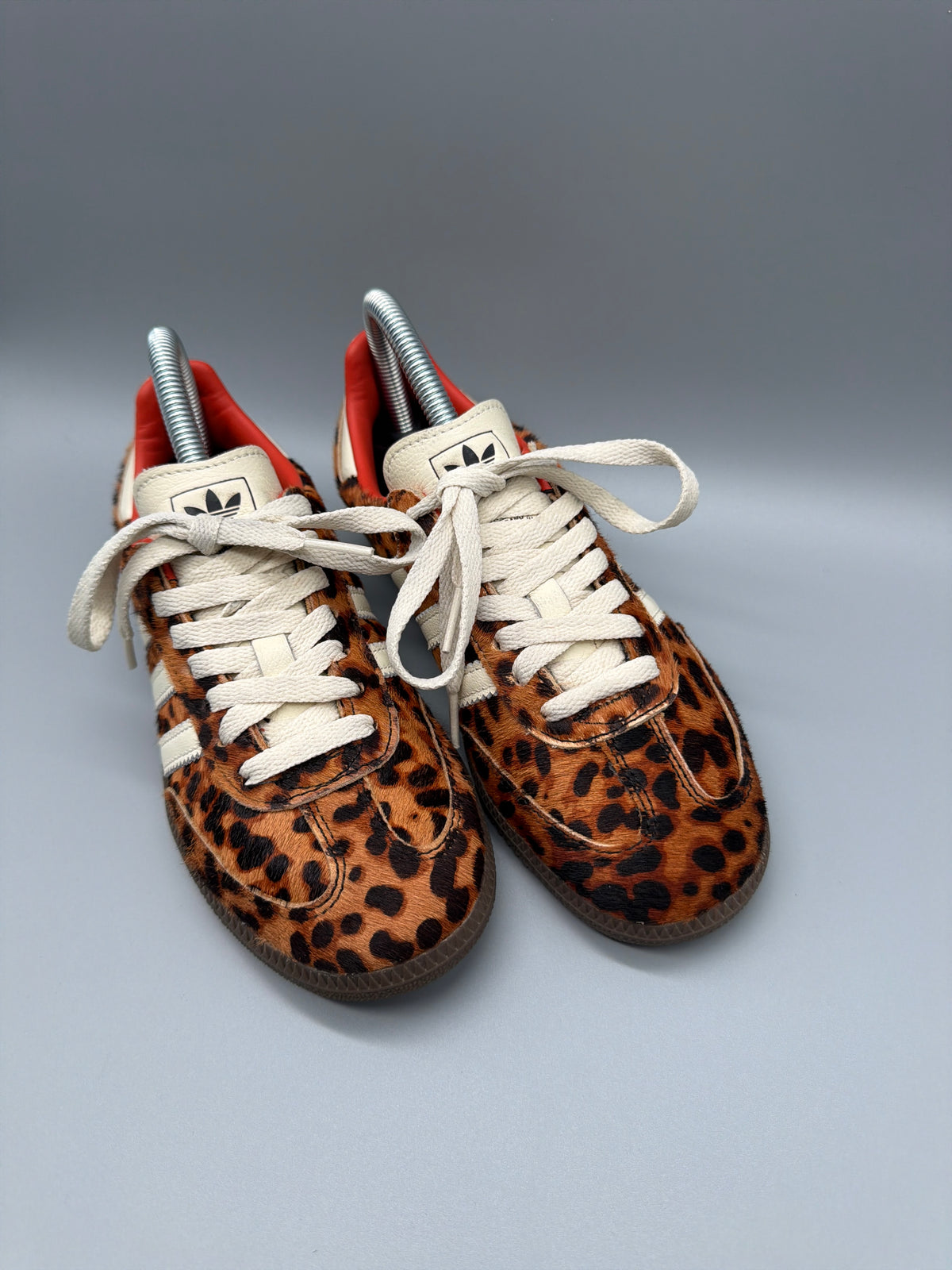 Adidas Samba Leopard Pony Hair Sneaker - Brown / Cream Animal Print – Ansicht 4