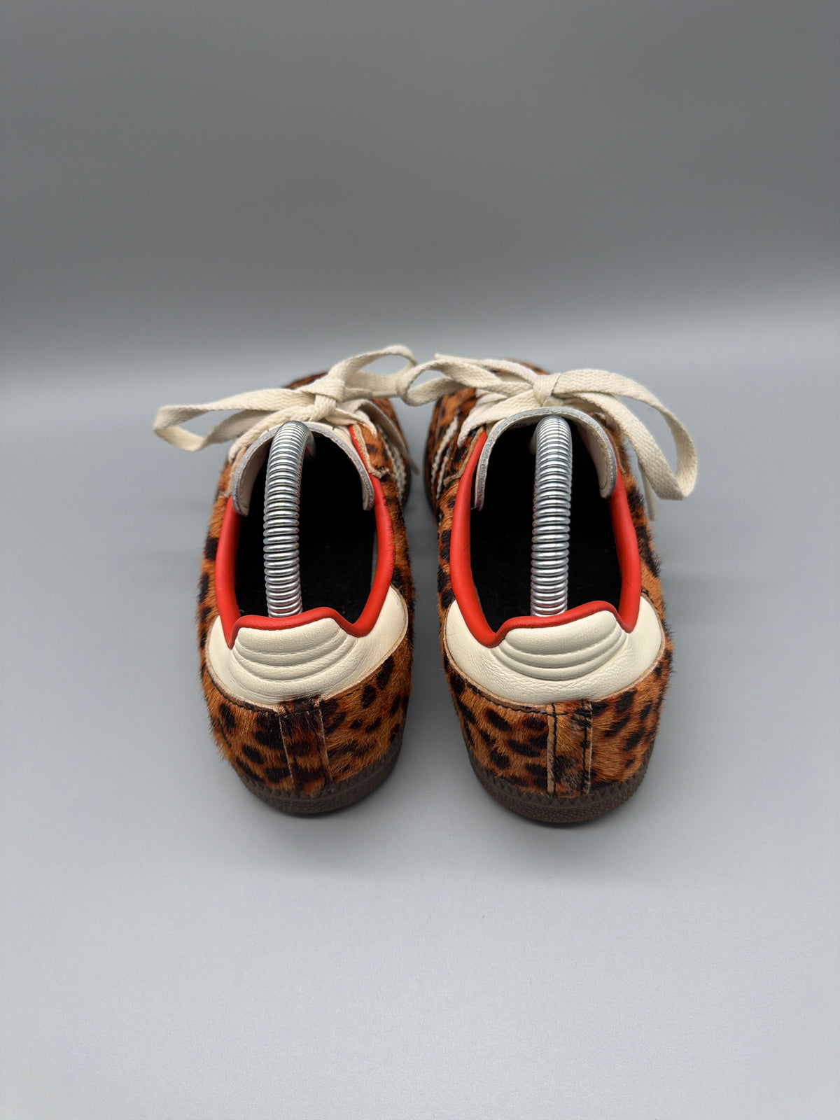Adidas Samba Leopard Pony Hair Sneaker - Brown / Cream Animal Print – Ansicht 6