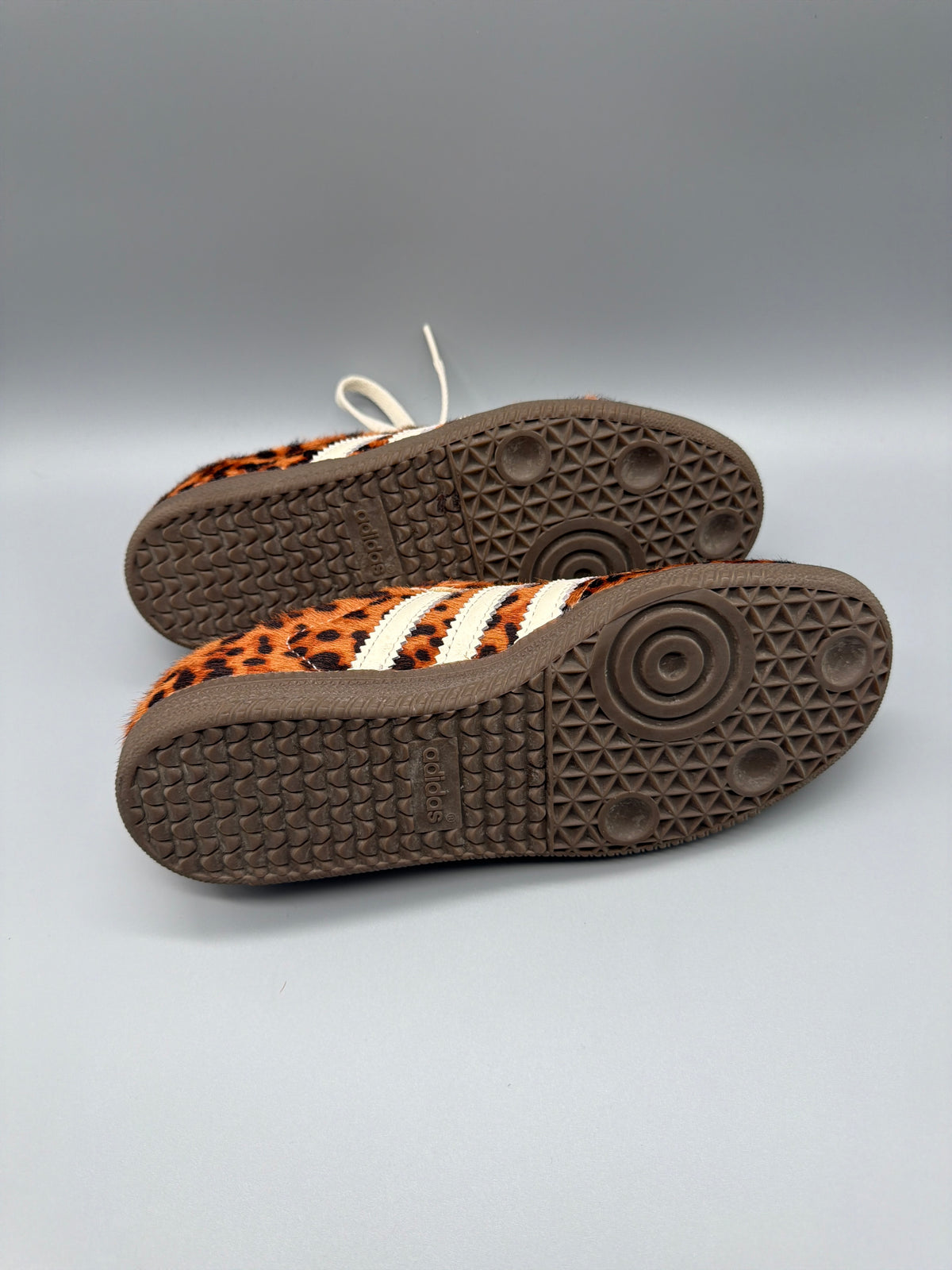 Adidas Samba Leopard Pony Hair Sneaker - Brown / Cream Animal Print – Ansicht 7