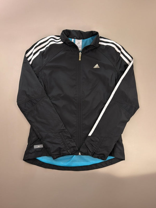 Adidas Tech "Vortex" Performance Track Jacket - Black / Teal