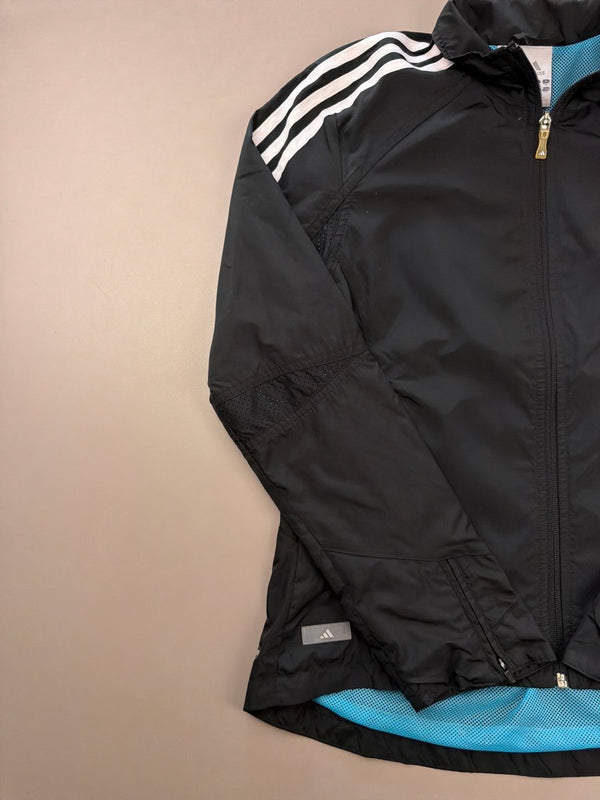 Adidas Tech "Vortex" Performance Track Jacket - Black / Teal