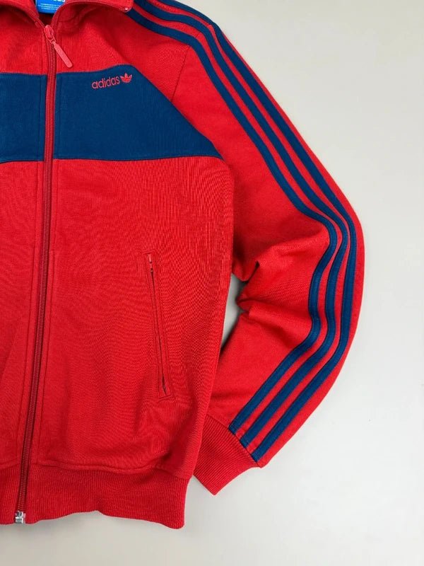 Adidas "Trefoil" Trackjacket - Scarlet Red & Navy