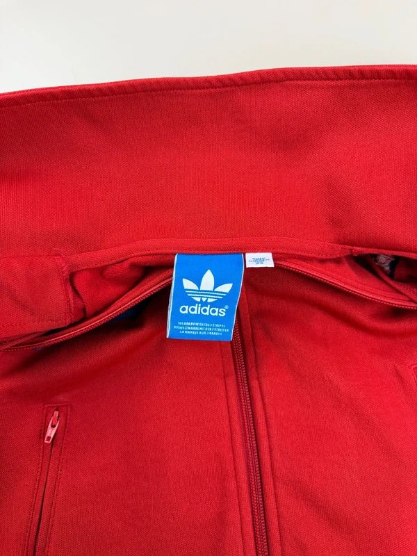 Adidas "Trefoil" Trackjacket - Scarlet Red & Navy - Past Pieces