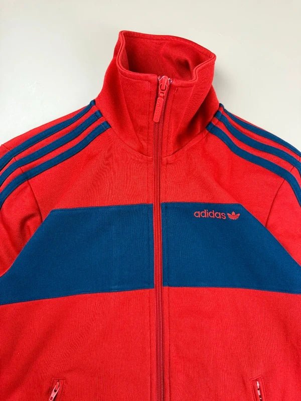 Adidas "Trefoil" Trackjacket - Scarlet Red & Navy - Past Pieces