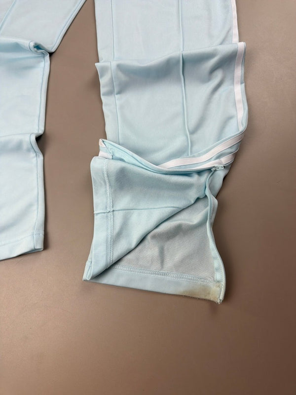 Adidas Vintage Pastel Track Pants - Y2K Baby Blue