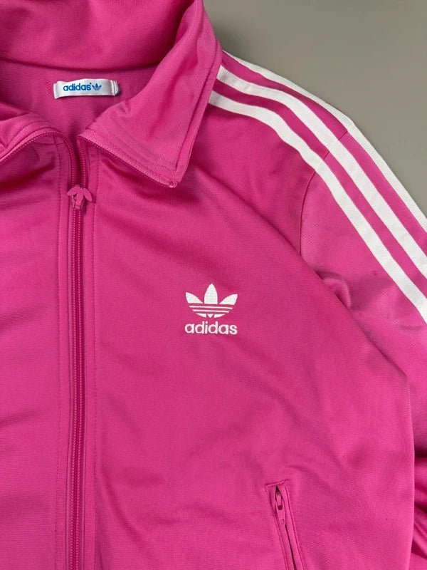 Adidas Y2K "Bubblegum" 3 - Stripes Firebird Trackjacket - Hot Pink - Past Pieces