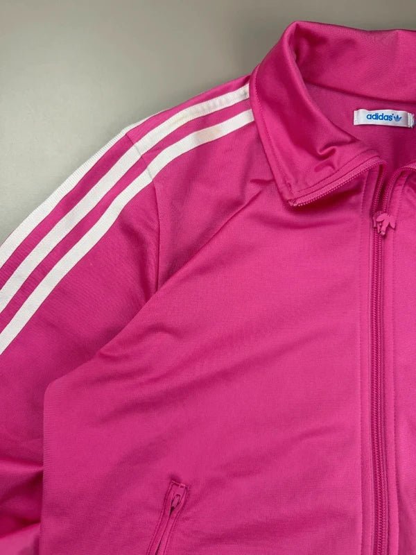 Adidas Y2K "Bubblegum" 3 - Stripes Firebird Trackjacket - Hot Pink - Past Pieces