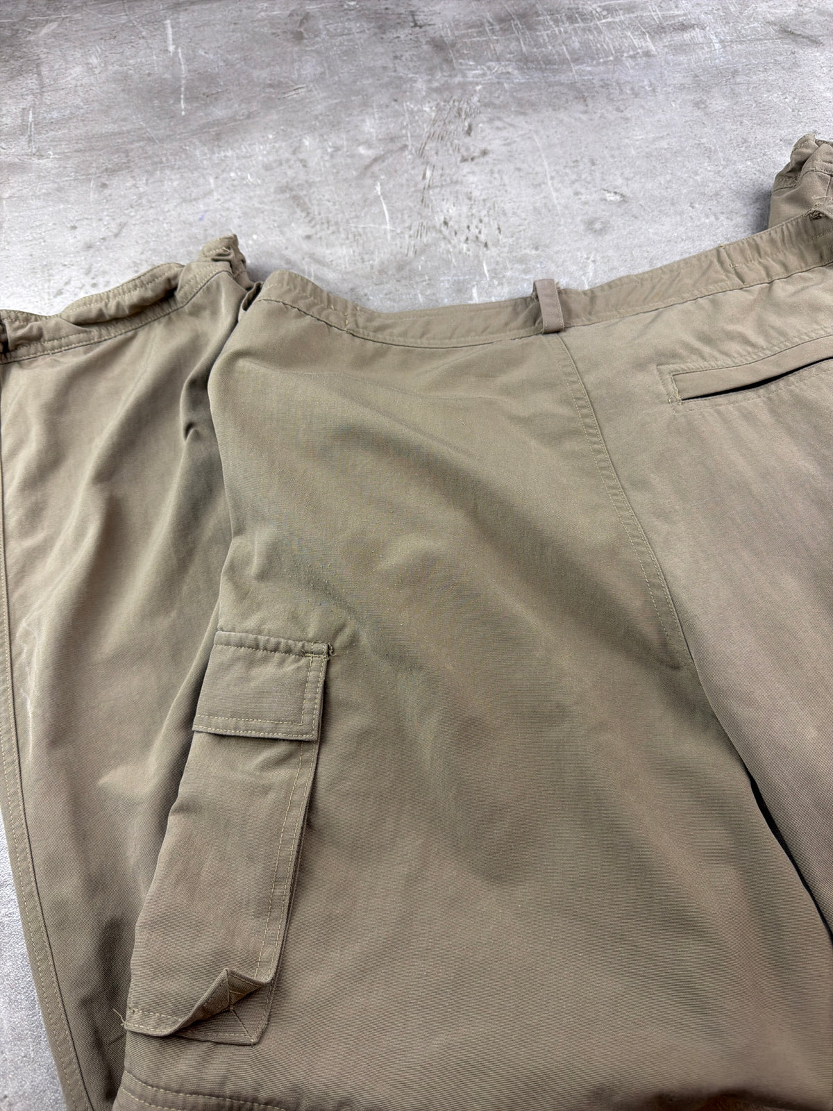 Adidas Y2K Zip-Off Baggy Cargo Pants - Khaki Gorpcore – Ansicht 11