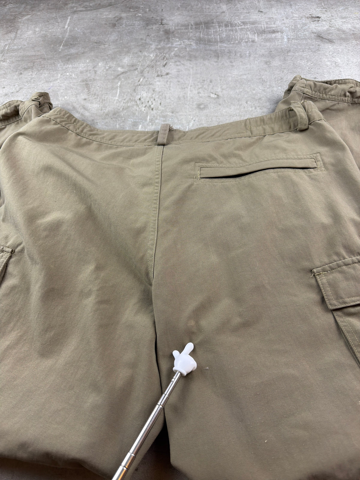 Adidas Y2K Zip-Off Baggy Cargo Pants - Khaki Gorpcore - Past Pieces