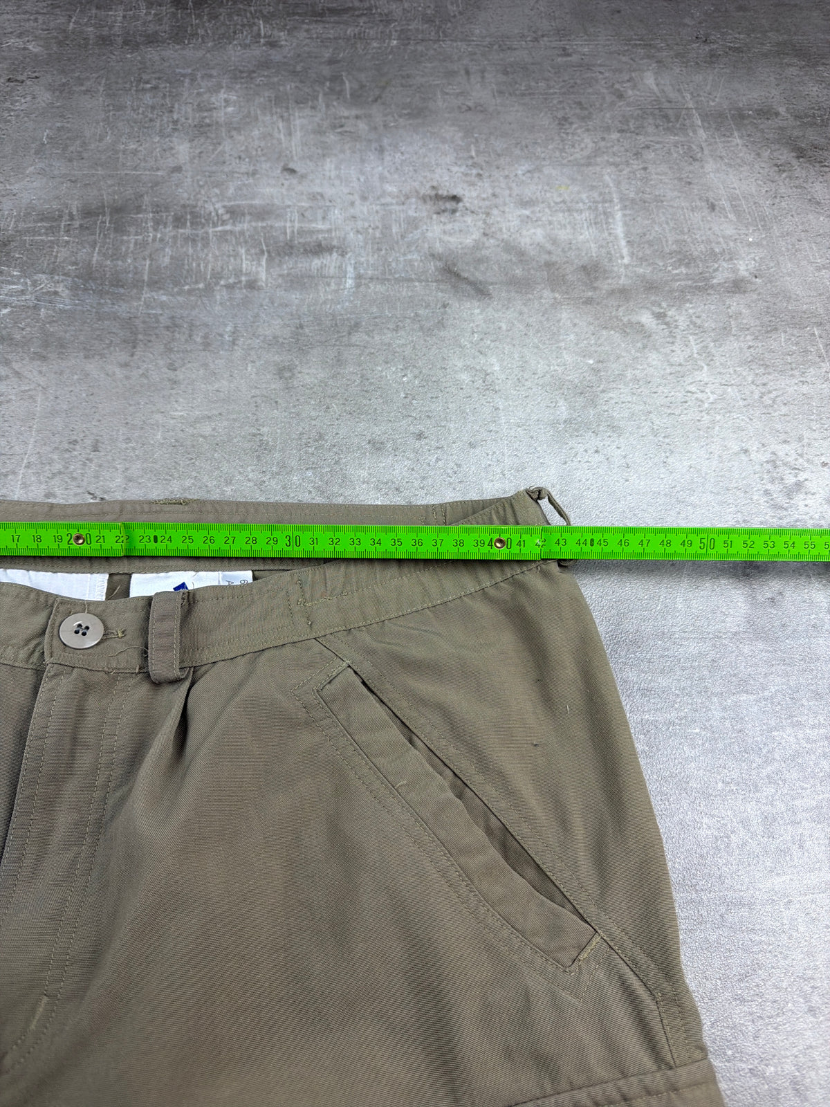 Adidas Y2K Zip-Off Baggy Cargo Pants - Khaki Gorpcore – Ansicht 14