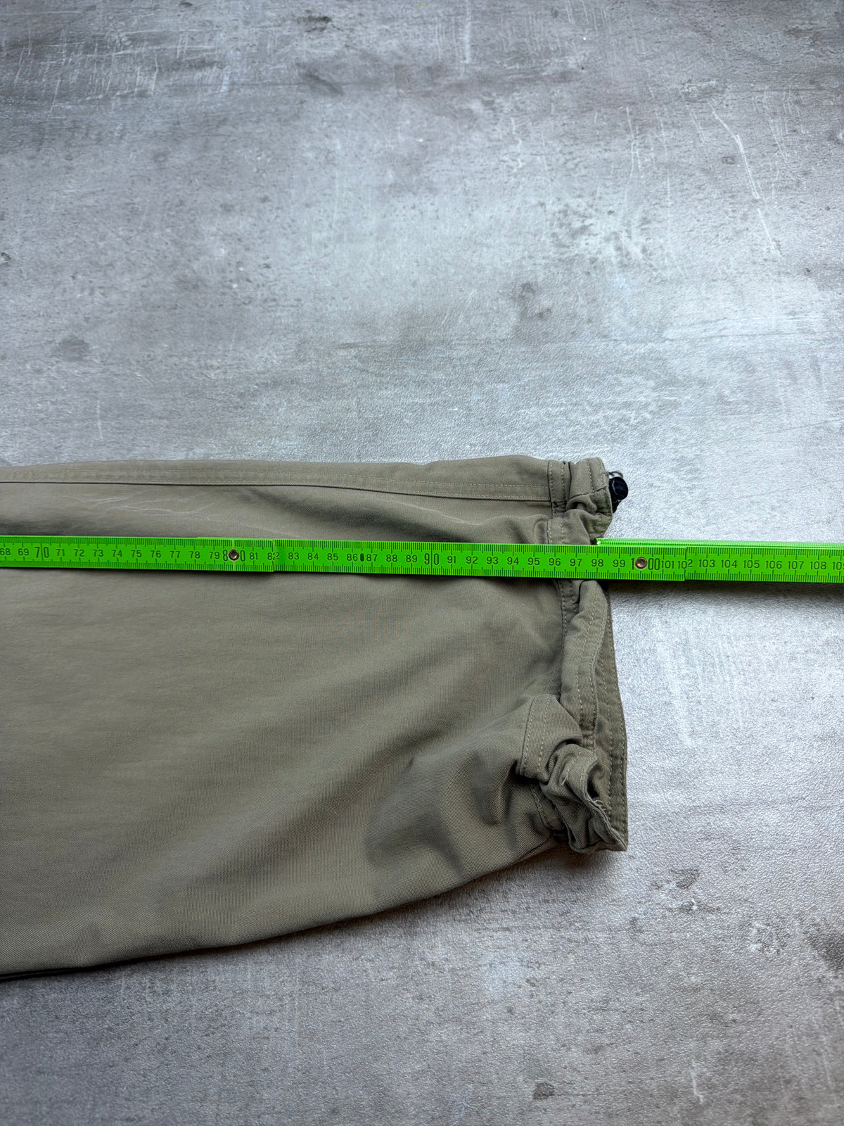 Adidas Y2K Zip-Off Baggy Cargo Pants - Khaki Gorpcore - Past Pieces