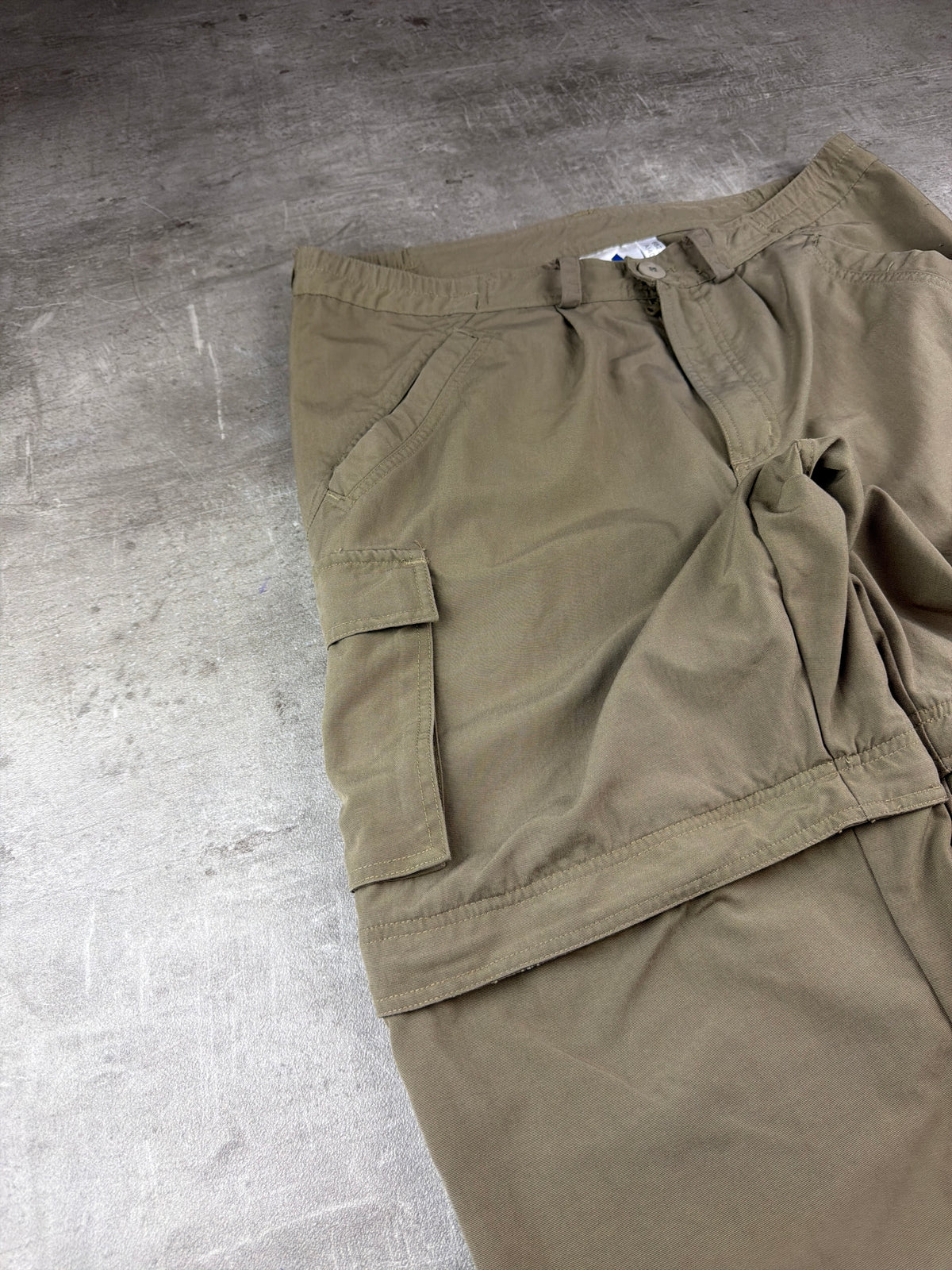 Adidas Y2K Zip-Off Baggy Cargo Pants - Khaki Gorpcore – Ansicht 6