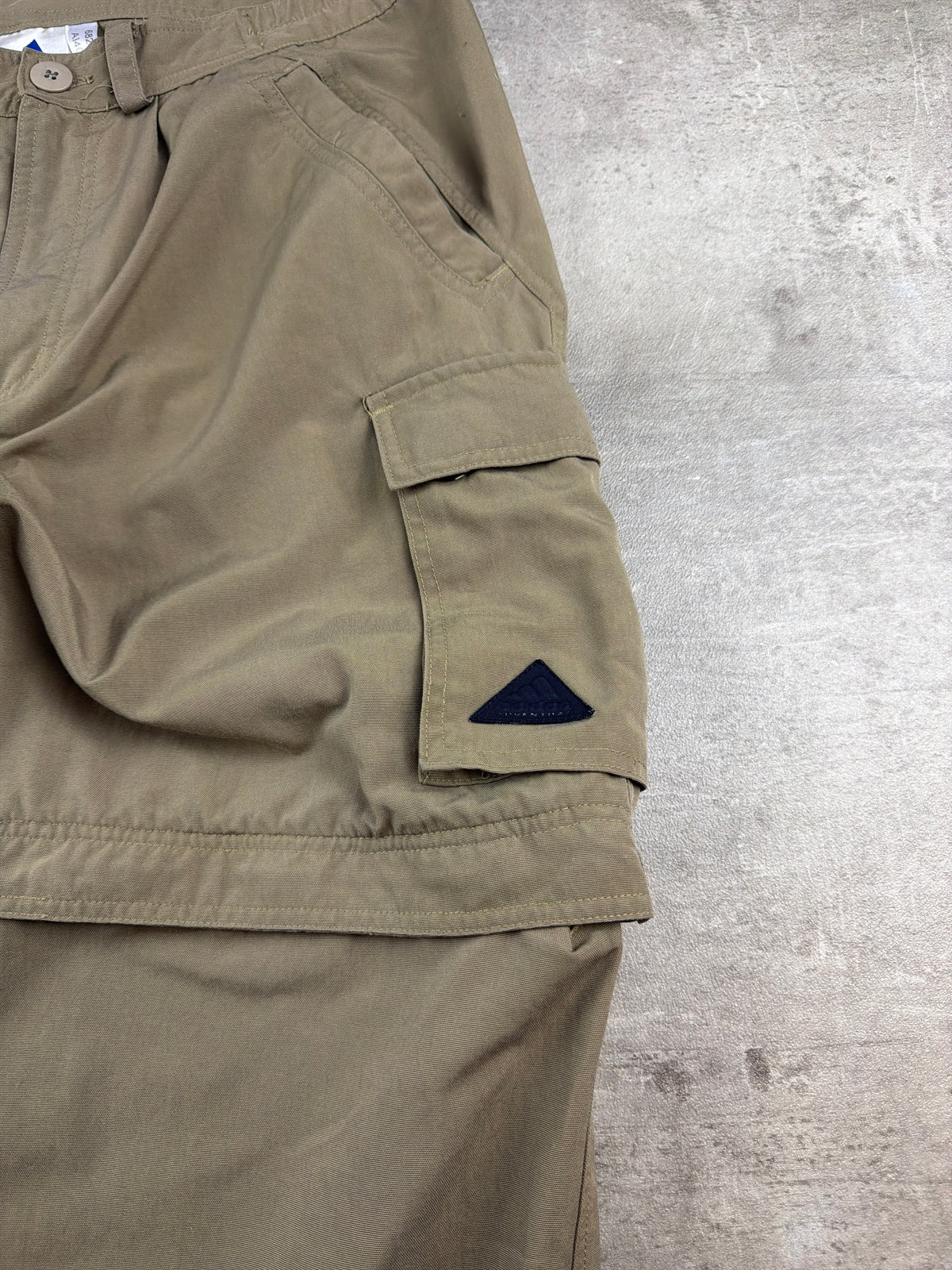 Adidas Y2K Zip-Off Baggy Cargo Pants - Khaki Gorpcore – Ansicht 7