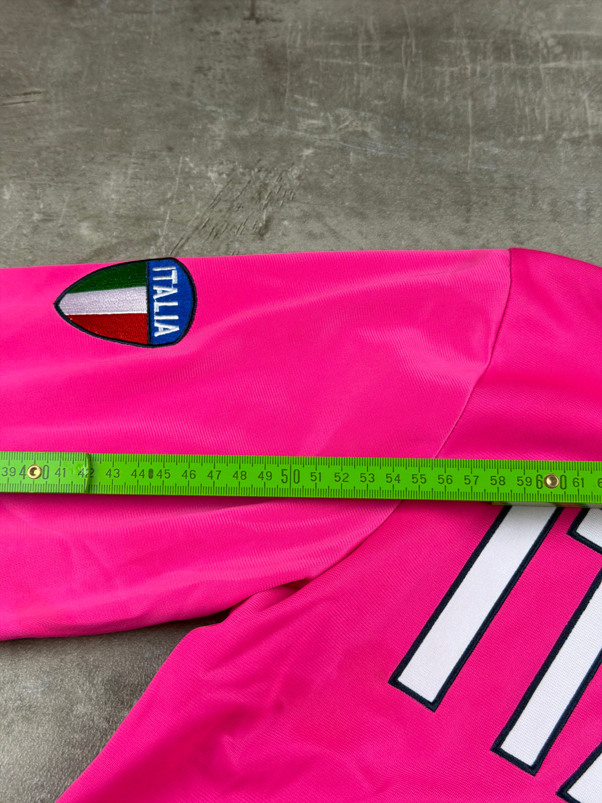 Aliati Y2K "Italia" Embroidered Trackjacket - Hot Pink / Green / Red – Ansicht 13