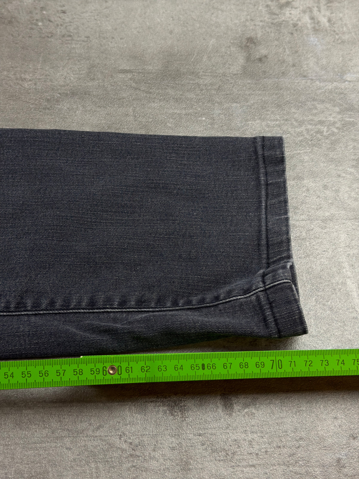 Armani Jeans Archive Slim Straight Denim - Washed Black – Ansicht 11