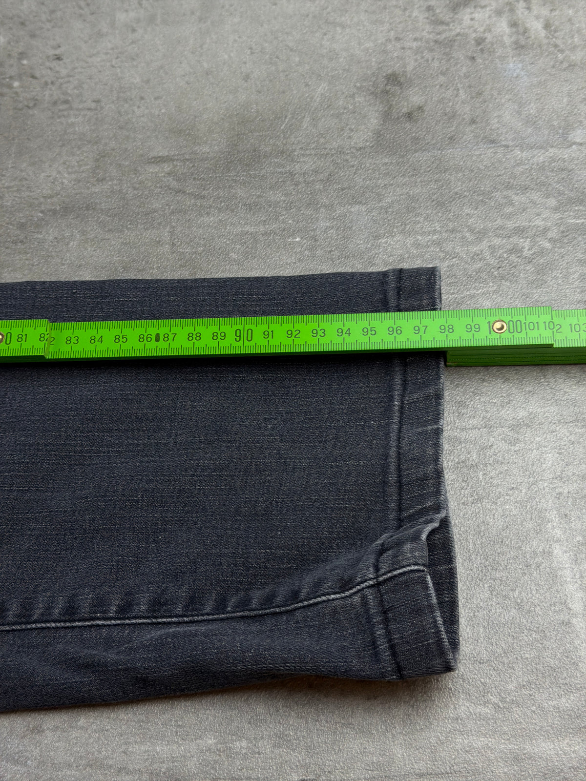 Armani Jeans Archive Slim Straight Denim - Washed Black – Ansicht 10