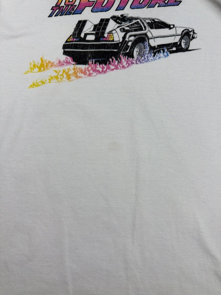 Back to the Future "Delorean" Movie Merch Graphic Tee - Vaporwave Gradient - Past Pieces
