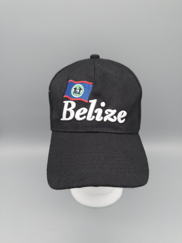 Belize Heritage Souvenir Graphic Cap - Indie Sleaze Black