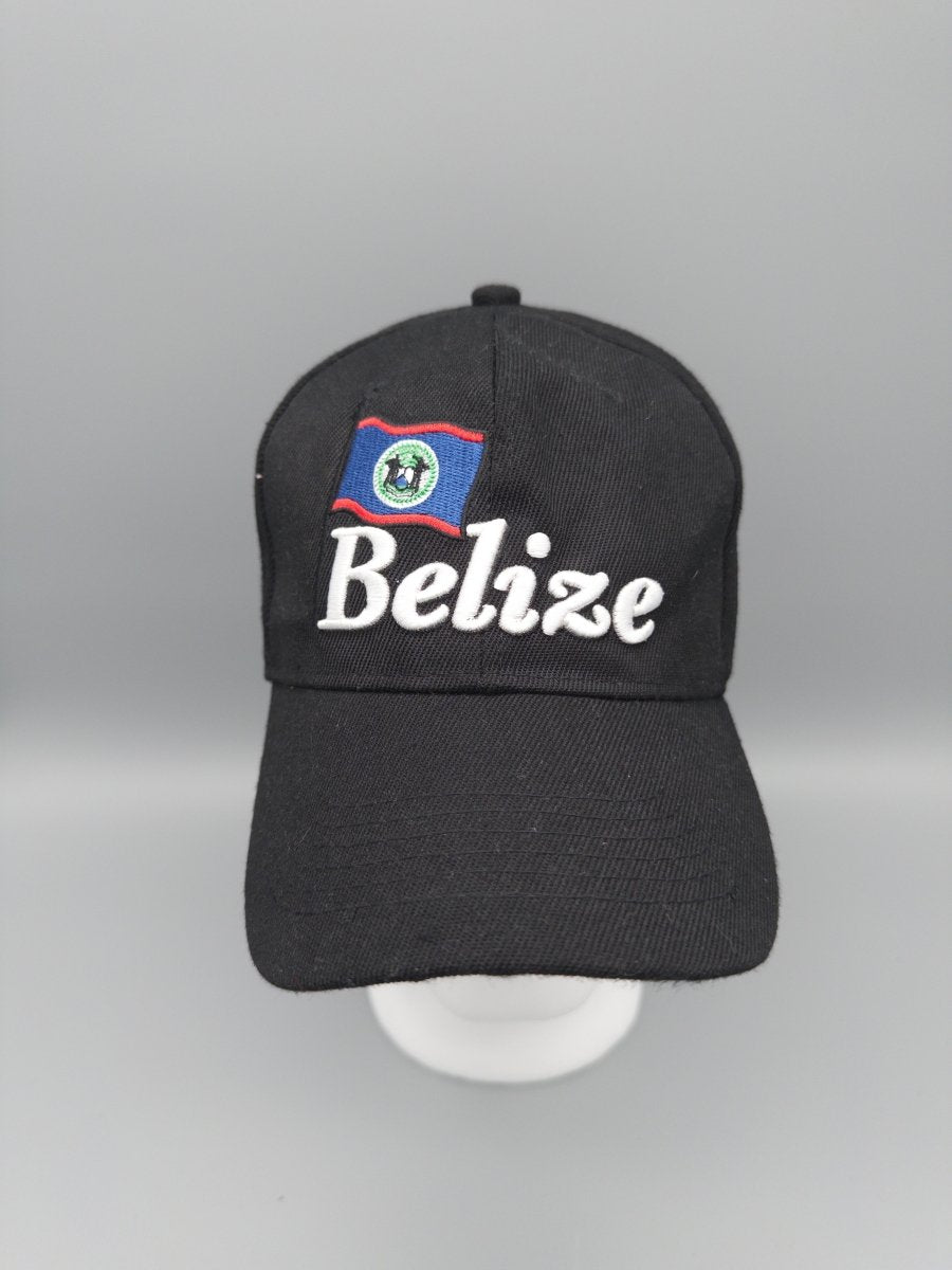 Belize Heritage Souvenir Graphic Cap - Indie Sleaze Black - Past Pieces