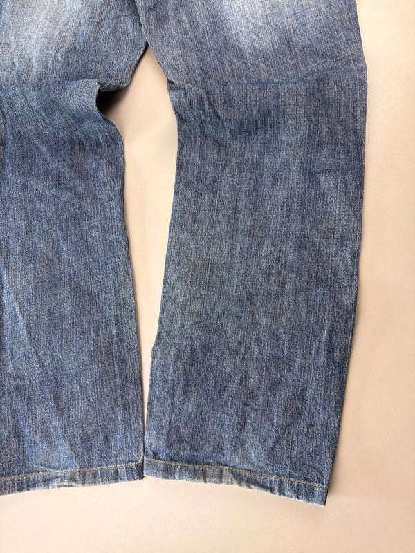 Big Train Takanori Archive "Storm Kanji" Denim - Faded Wash