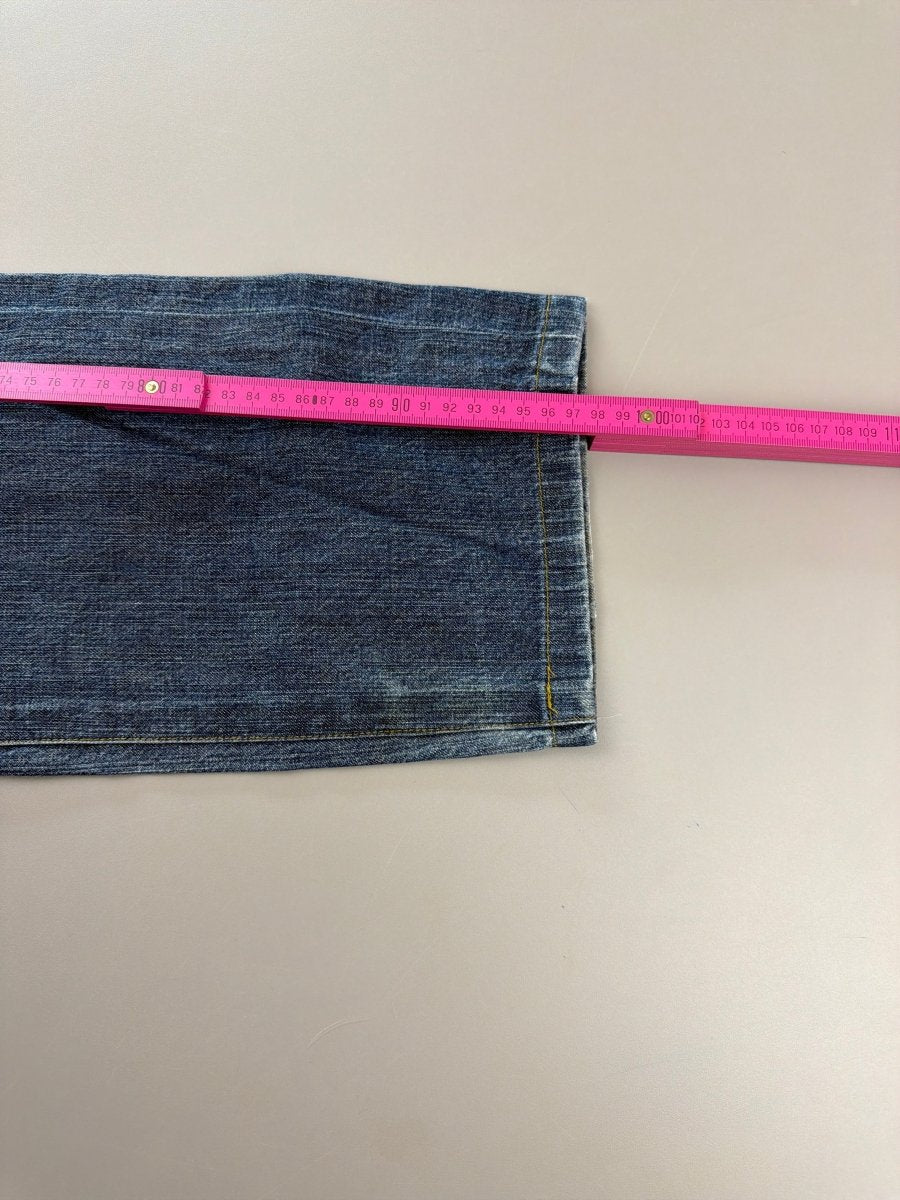 Big Train Takanori Archive "Storm Kanji" Denim - Faded Wash - Past Pieces