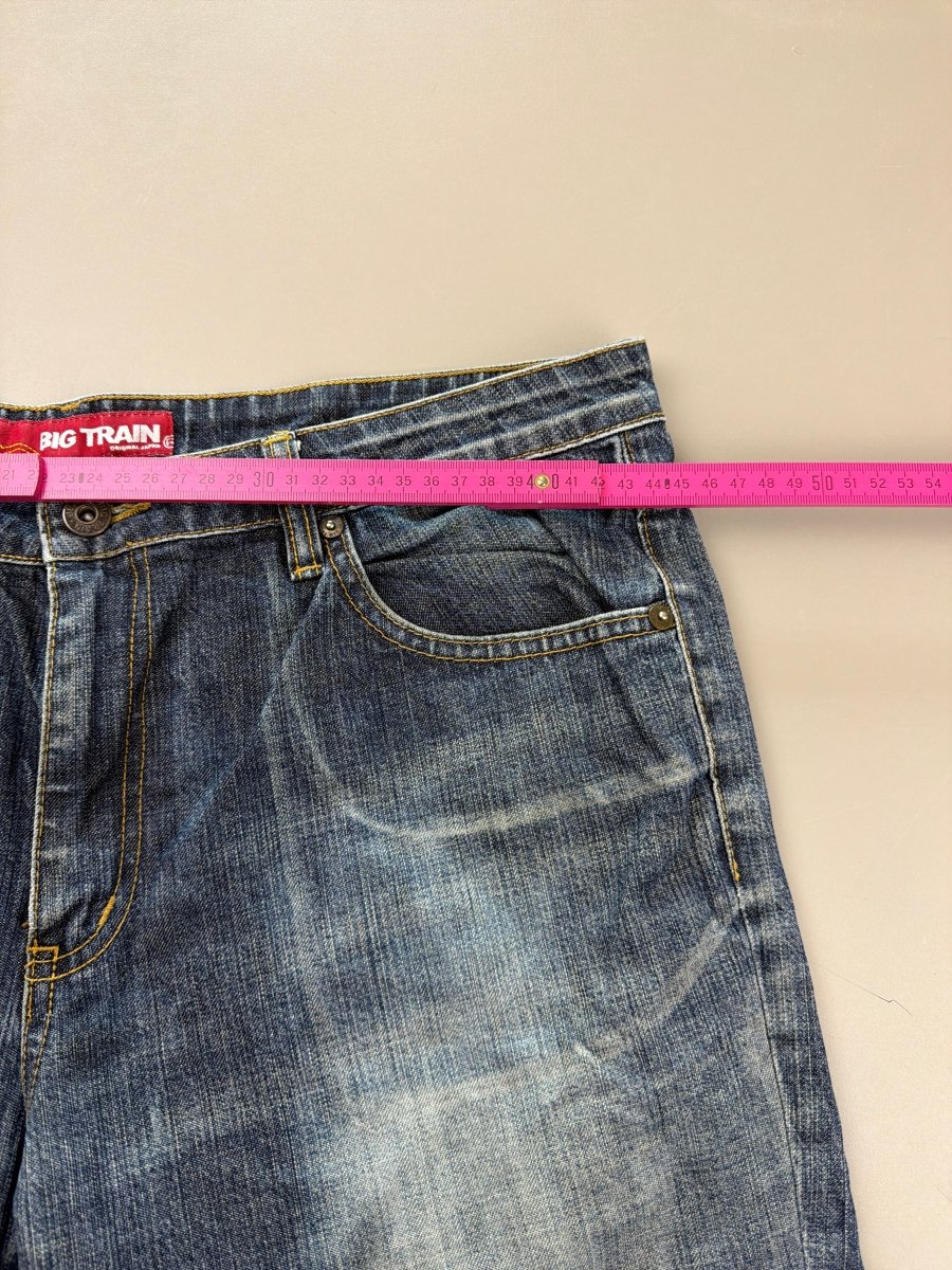 Big Train Takanori Archive "Storm Kanji" Denim - Faded Wash - Past Pieces