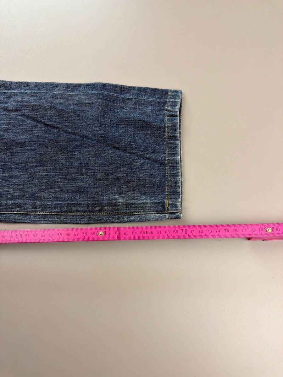 Big Train Takanori Archive "Storm Kanji" Denim - Faded Wash - Past Pieces