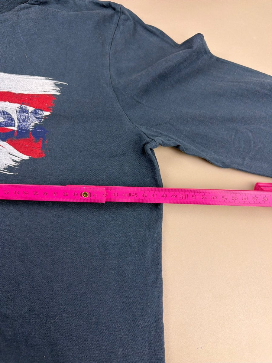 Blauer Archive "USA Flag" Longsleeve - Faded Navy - Past Pieces