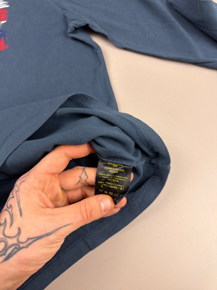 Blauer Archive "USA Flag" Longsleeve - Faded Navy - Past Pieces