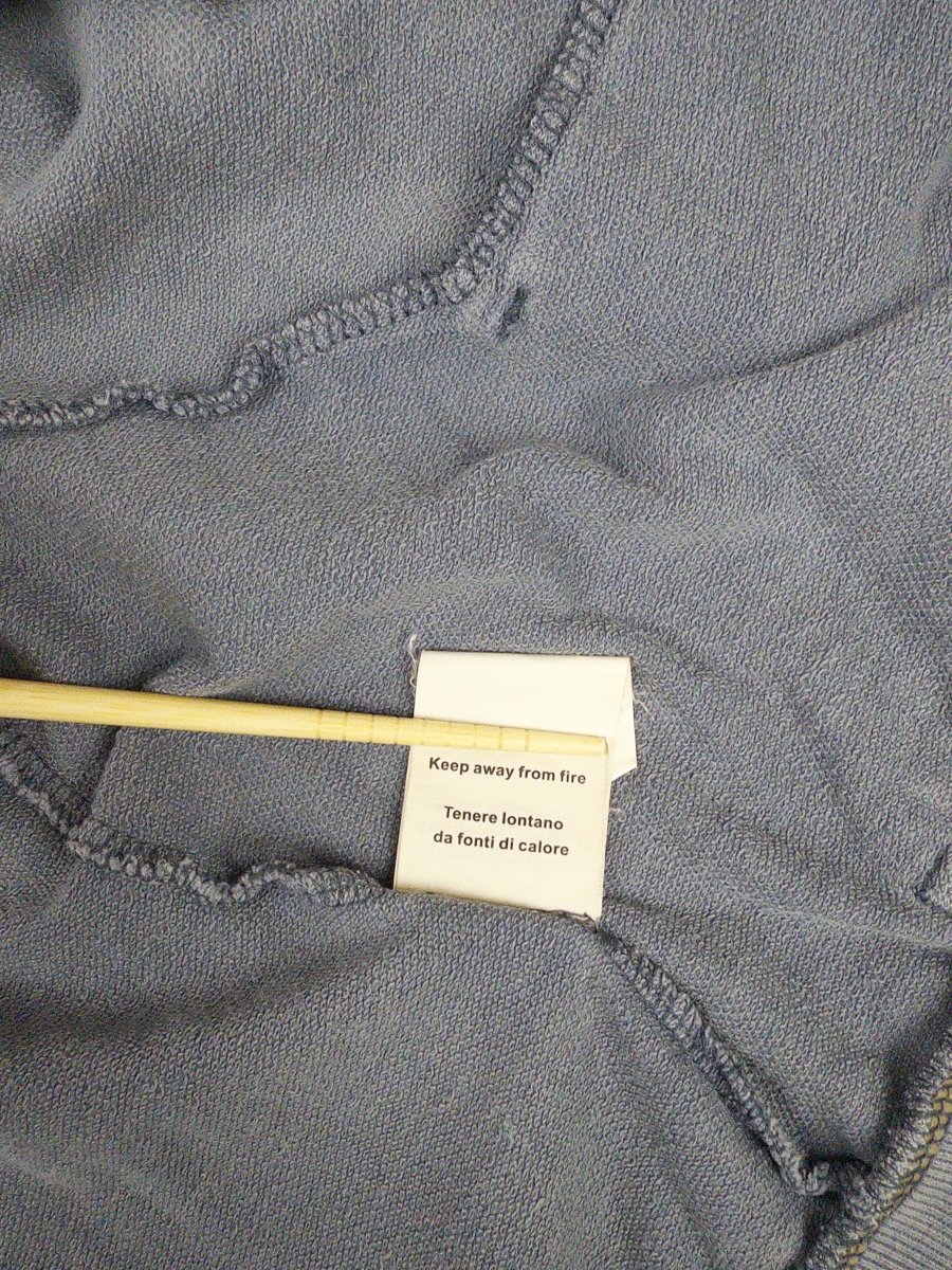 Calvin Klein Jeans Archive "Cyber Wash" Collared Zip Hoodie - Washed Blue - Past Pieces