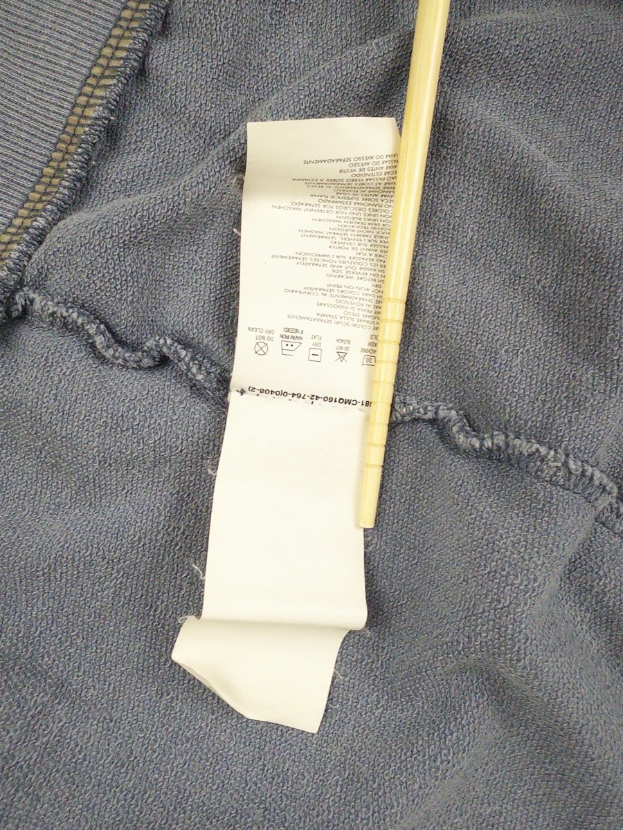 Calvin Klein Jeans Archive "Cyber Wash" Collared Zip Hoodie - Washed Blue - Past Pieces