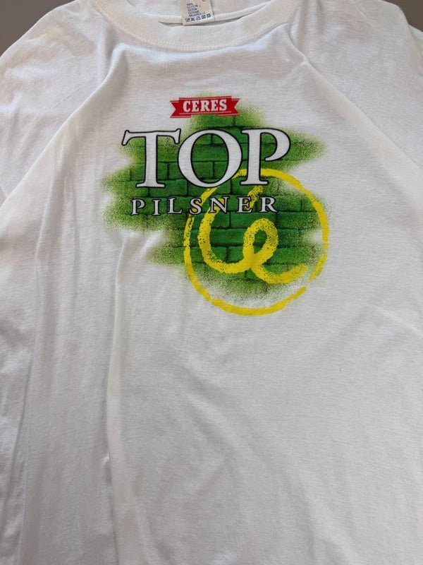 Ceres Top Pilsner "Loose" Graphic Tee - White/Green