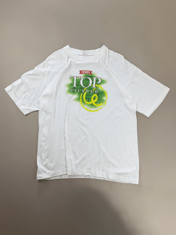 Ceres Top Pilsner "Loose" Graphic Tee - White/Green