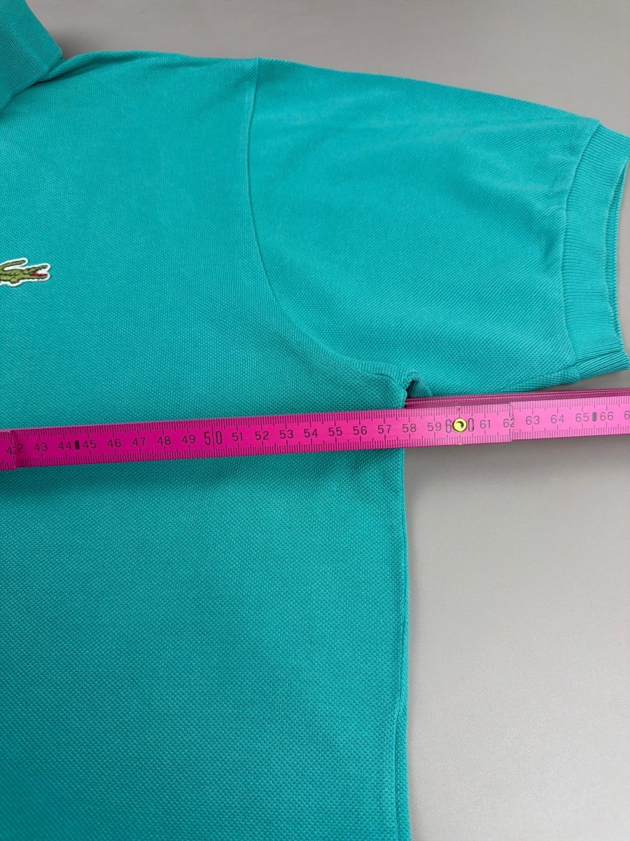 Chemise Lacoste Archive Piqué Polo - Turquoise Teal - Past Pieces