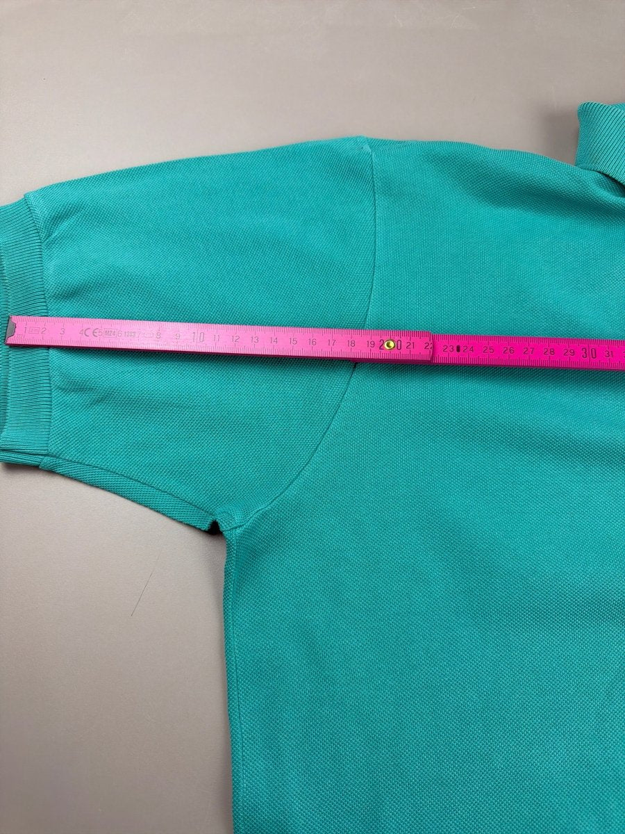 Chemise Lacoste Archive Piqué Polo - Turquoise Teal - Past Pieces