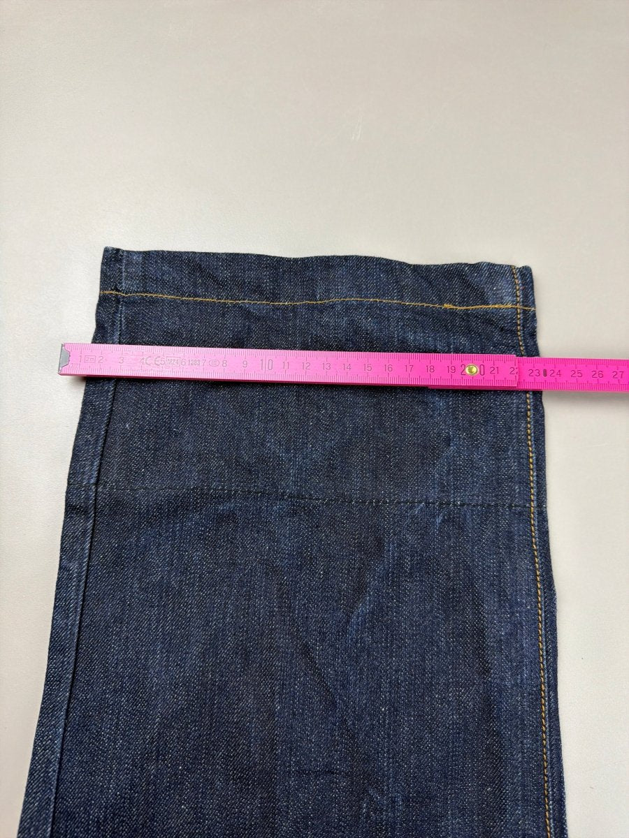 Crazy Bomb Archive "Shark Bomb" Graphic Denim - Indigo Red - Past Pieces