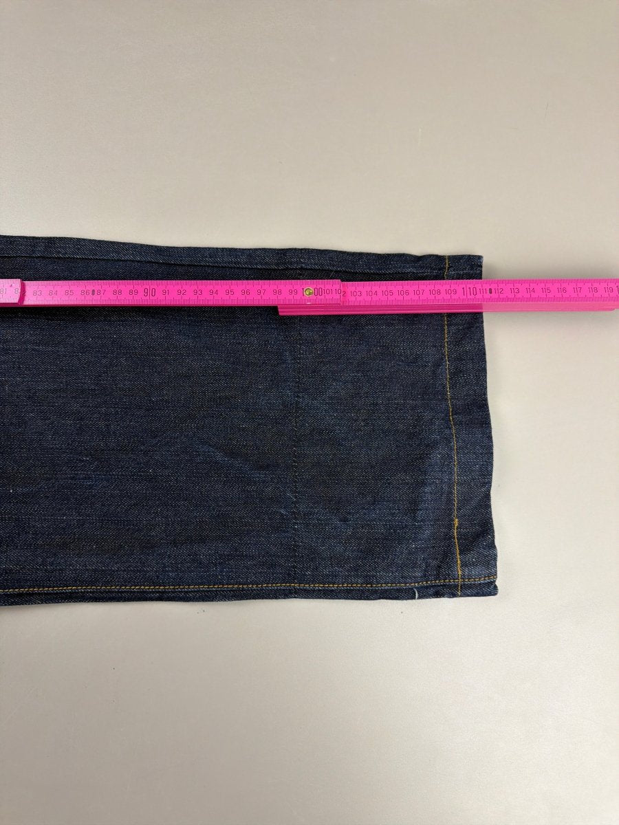 Crazy Bomb Archive "Shark Bomb" Graphic Denim - Indigo Red - Past Pieces