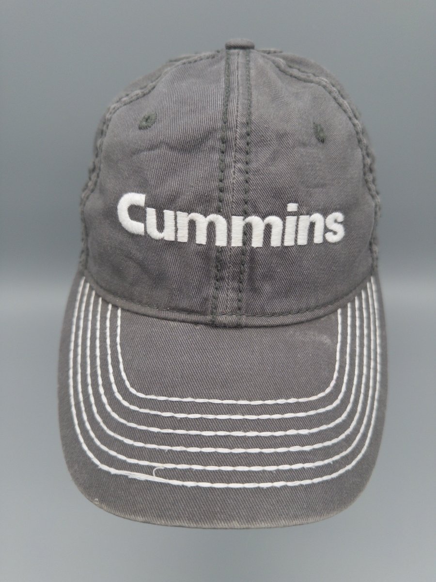 Cummins Corporate Archive "Industrial" Cap - Washed Charcoal / Gorpcore / Indie Sleaze - Past Pieces