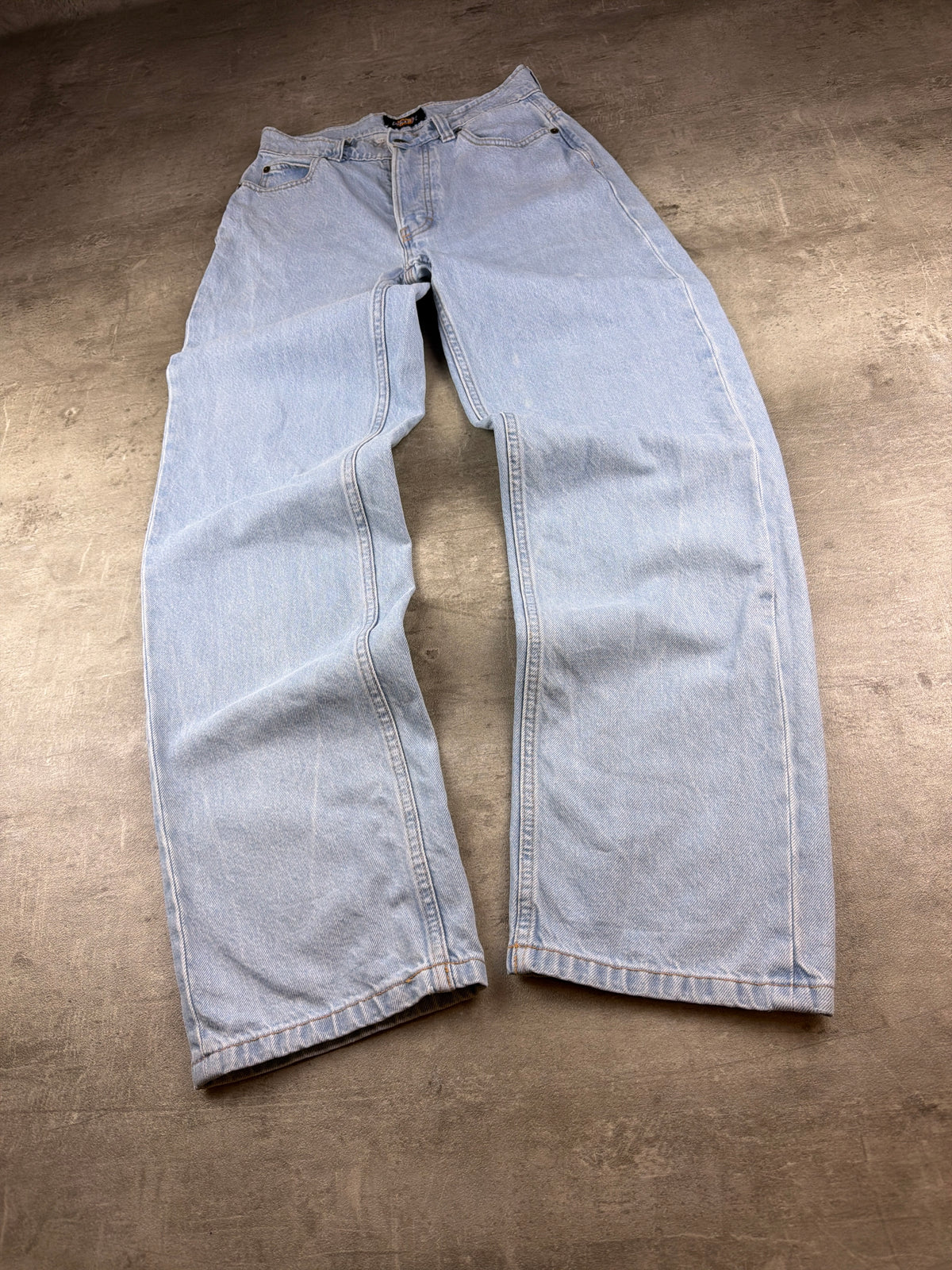 Dickies Vintage Y2K Baggy Denim Jeans - Light Blue Washed - Past Pieces