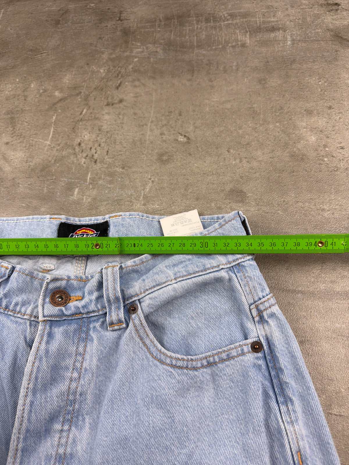 Dickies Vintage Y2K Baggy Denim Jeans - Light Blue Washed - Past Pieces