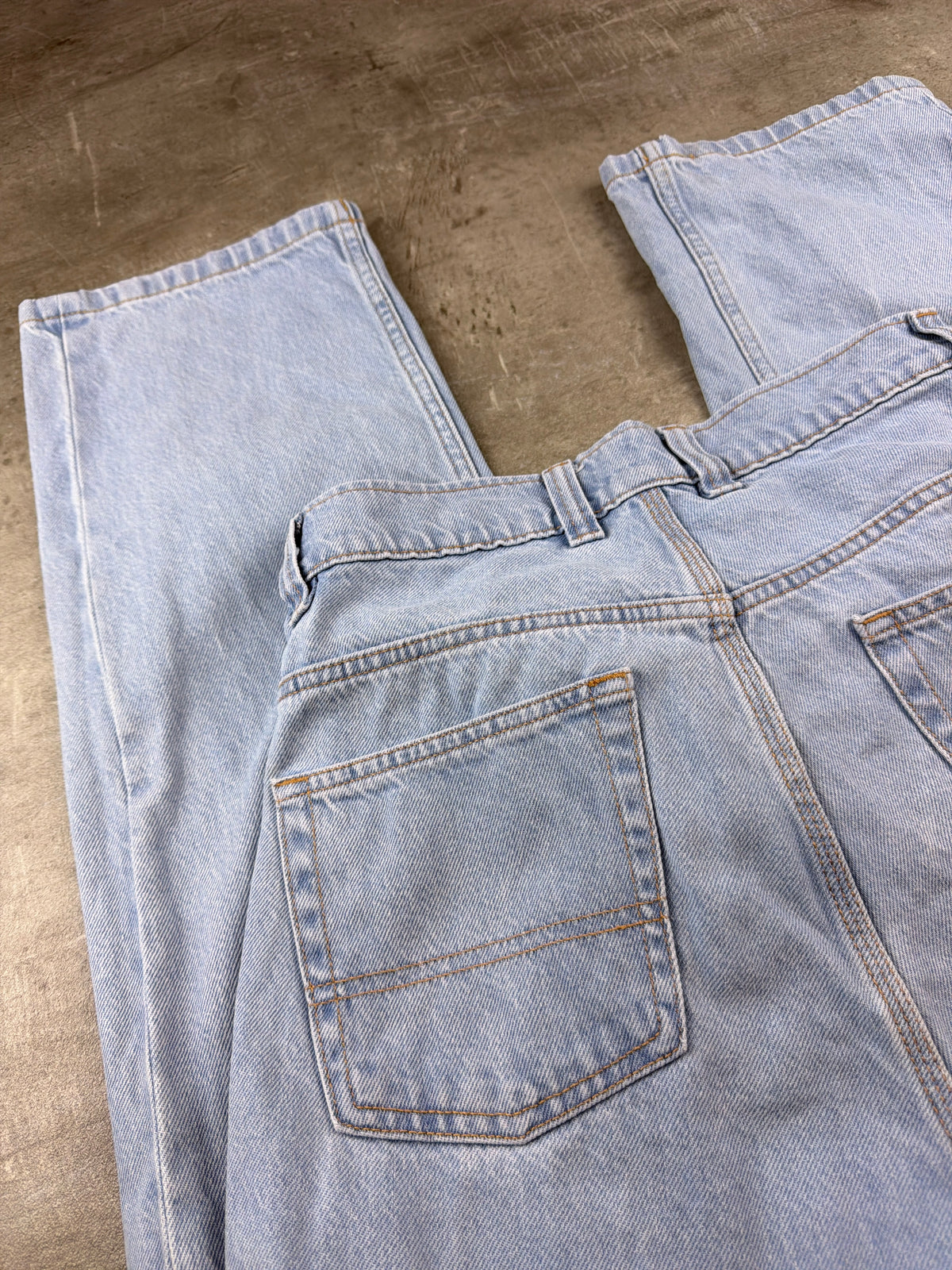 Dickies Vintage Y2K Baggy Denim Jeans - Light Blue Washed - Past Pieces