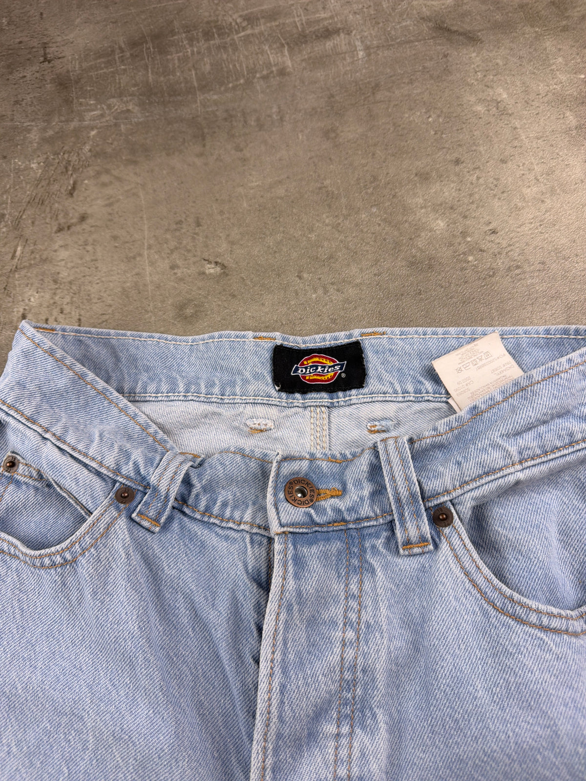 Dickies Vintage Y2K Baggy Denim Jeans - Light Blue Washed – Ansicht 10