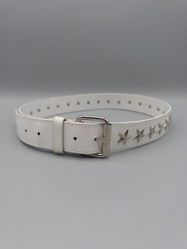 Diramode 1959 "Supernova" Studded Belt - White