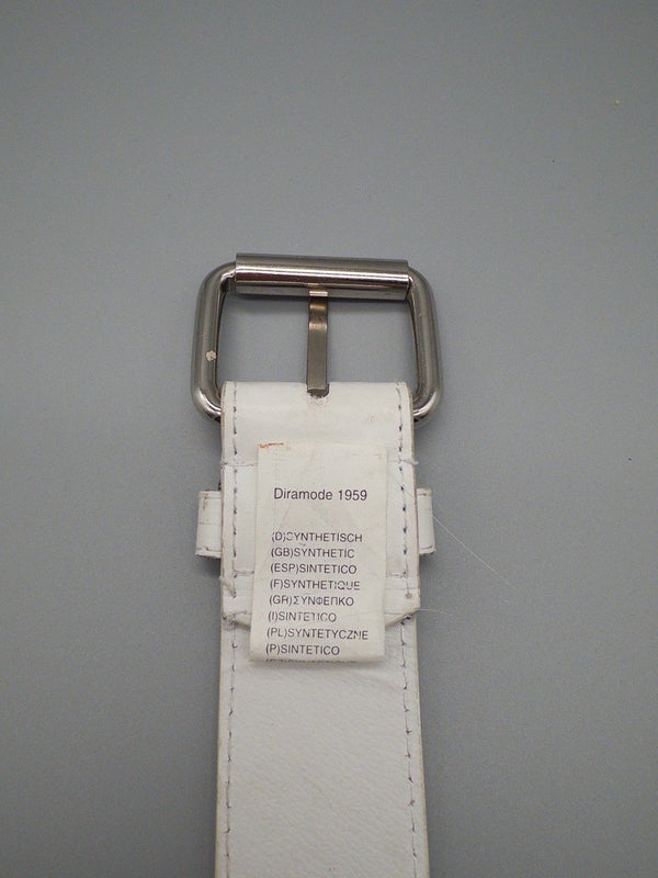 Diramode 1959 "Supernova" Studded Belt - White