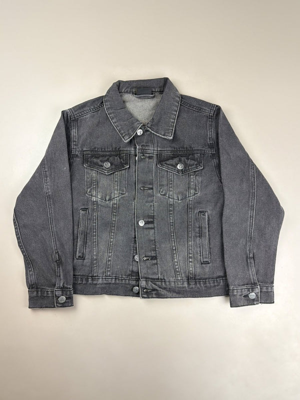 Ed Hardy Archive "Brave Hearts" Denim Jacket - Vintage Black Washed